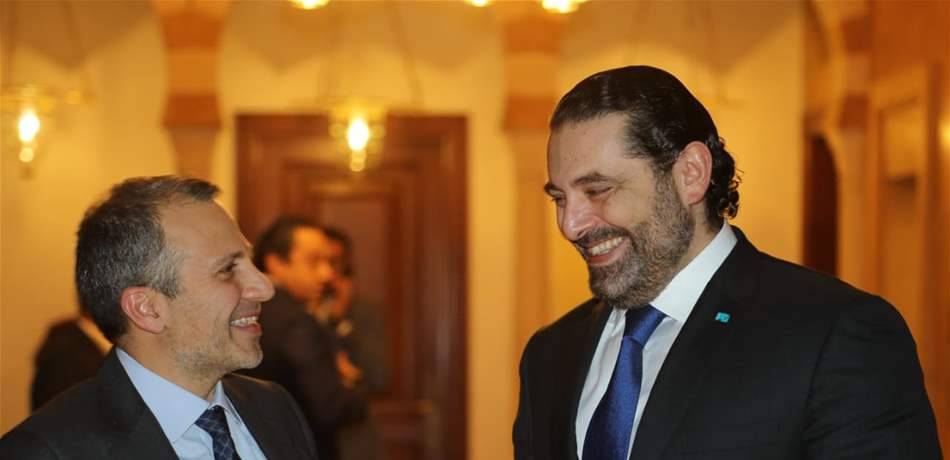 الحريري عرض وباسيل المستجدات السياسية