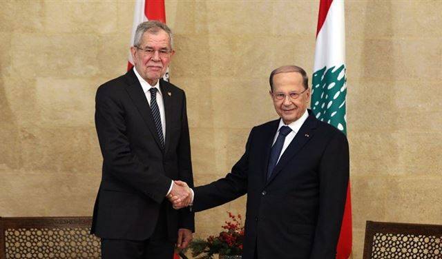 رئيس النمسا: مستعدون لدعم لبنان بمسار السلام