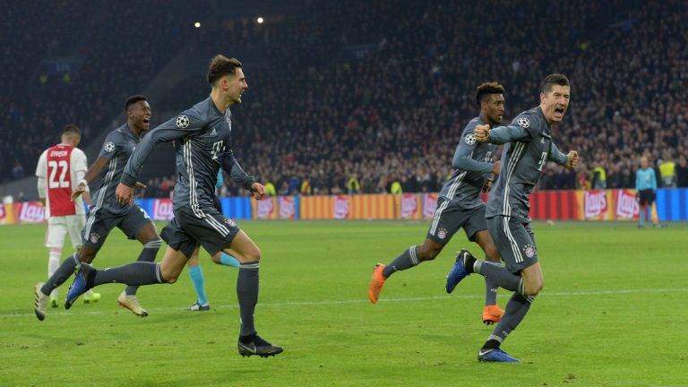 ليفاندوفسكي يتصدر ترتيب الهدافين بدور المجموعات لدوري أبطال أوروبا