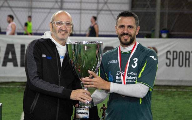 دورة الشركات في كرة القدم الخماسيّة :
اللقب لفريق «بيروت بروكرز»