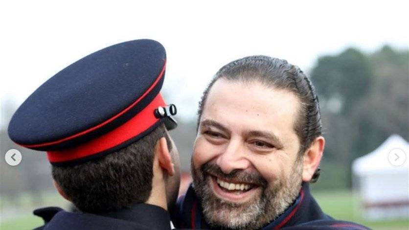 الحريري: أنا اليوم فخور بعملي كأب (صور)