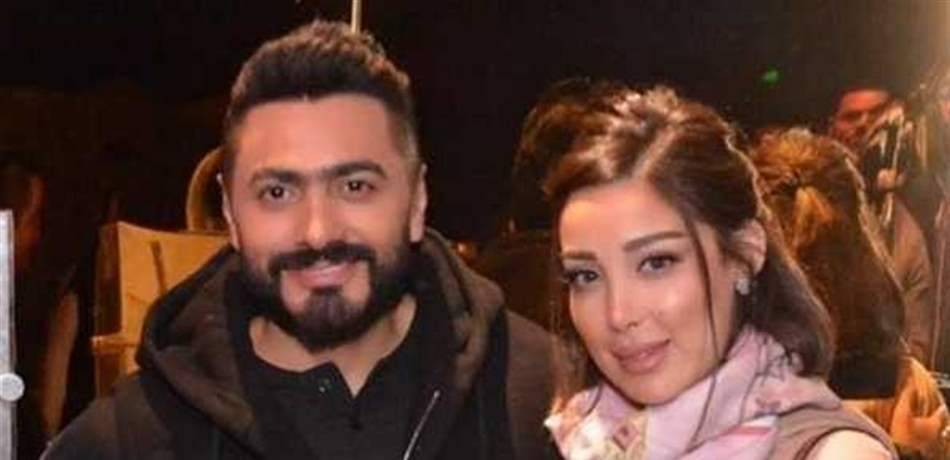 تامر حسني يوجه رسالة مؤثرة لزوجته وطفله!