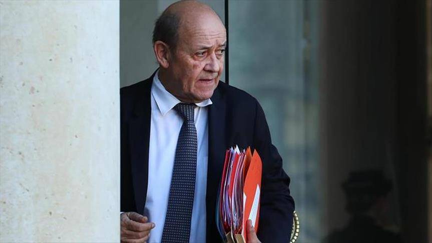 وزير الخارجية الفرنسي: سننسحب من سوريا بعد التوصل لحل سياسي فيها