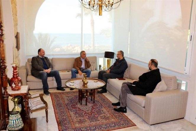 أرسلان بعد لقائه حسين الخليل في خلدة: المقاومة مشروع نهضوي سياسي يحمينا ويحمي أرضنا وعرضنا ومقدساتنا