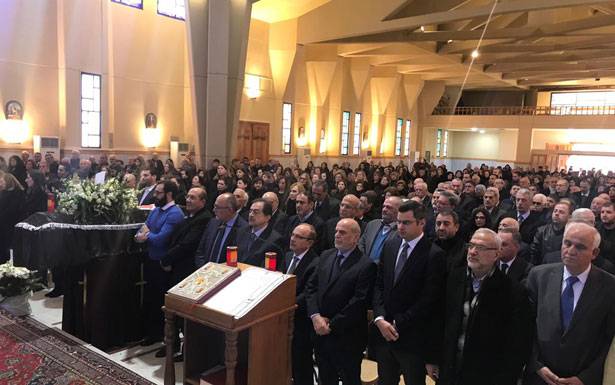 تشييع جبران عريجي في زغرتـا