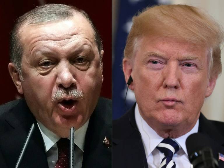 ترامب وأردوغان بحثا إقامة منطقة أمنية في سوريا (الرئاسة التركية)