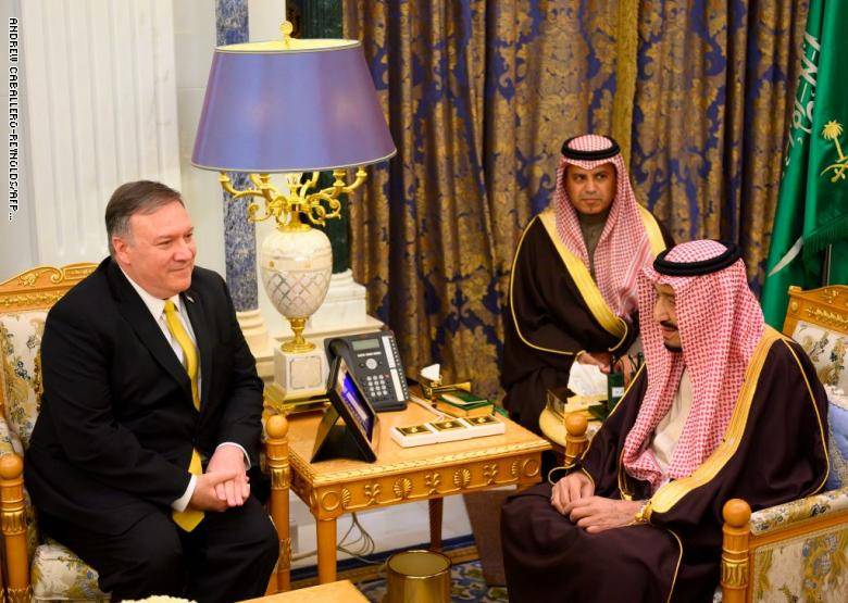 بومبيو يكشف ما قاله للملك سلمان وولي العهد السعودي بشأن خاشقجي