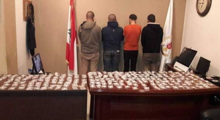 توقيف عصابة تقوم بترويج المخدرات في منطقتي كسروان وجبيل
