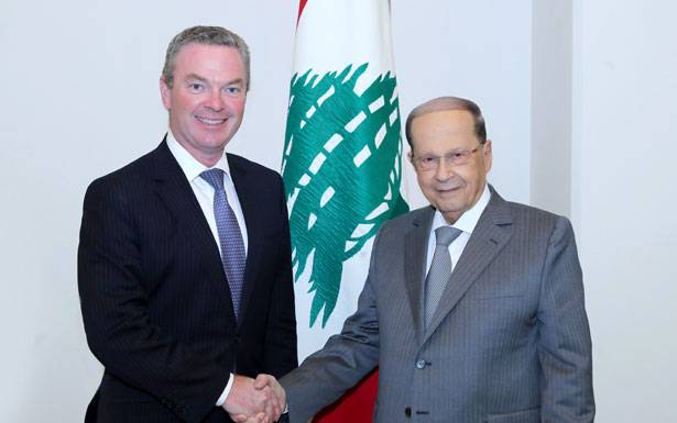 وزير الدفاع الأسترالي جال على الرؤساء الثلاثة والصراف

عون شكره على دعم بلاده الثابت للجيش تدريباً وتجهيزاً

باين: نؤكد دعمنا للجيش اللبناني لتمكينه من القيام بدوره