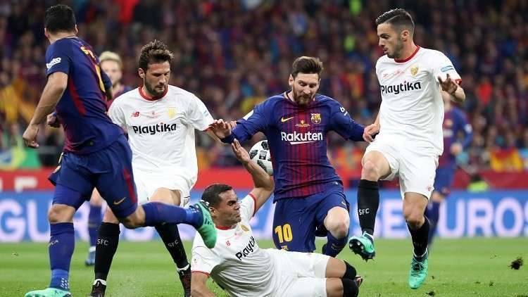 برشلونة يصطدم بإشبيلية في قمة ربع نهائي كأس إسبانيا