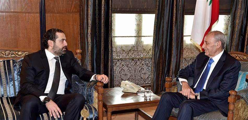 برّي بعد لقائه الحريري: آمل أن نرى الحكومة في أقلّ من أسبوع