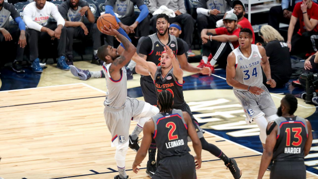 تسريب قمصان مباراة كل النجوم 2019 بدوري السلة الأميركي