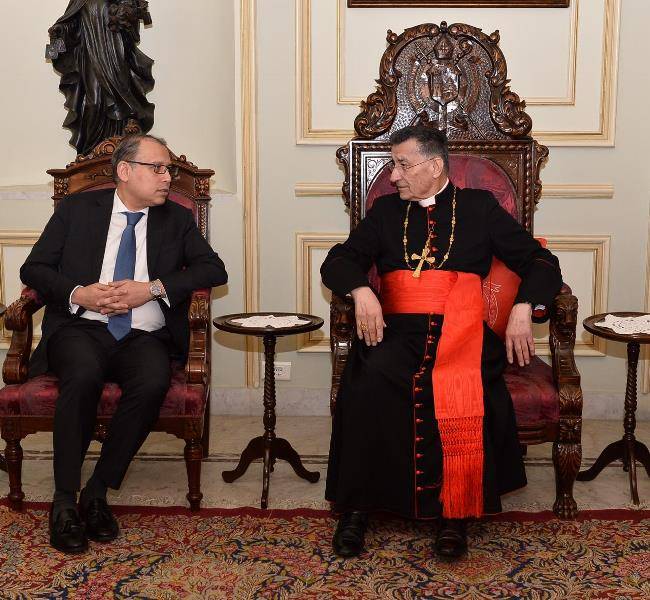 الراعي إستقبل سفيري مصر والاوراغواي