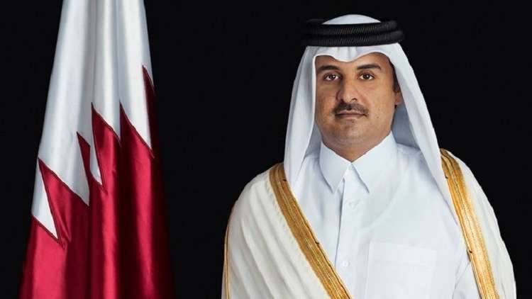 أمير قطر يستقبل وزير خارجية سلطنة عمان