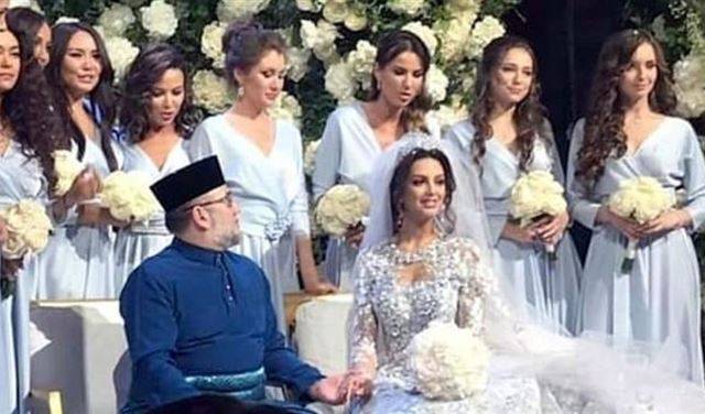 زواج ملك ماليزيا والجميلة الروسية "الحامل" على المحك
