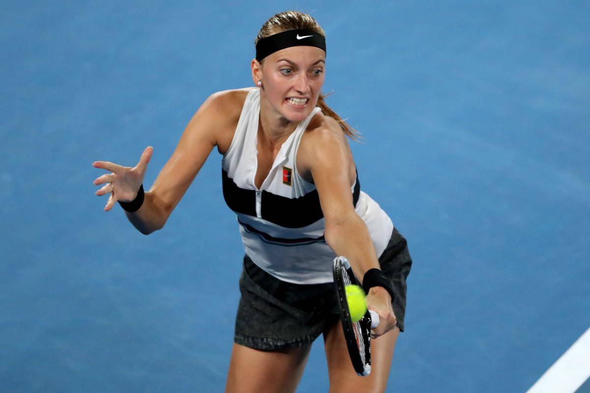 Kvitova on the brink of crowning brave comeback