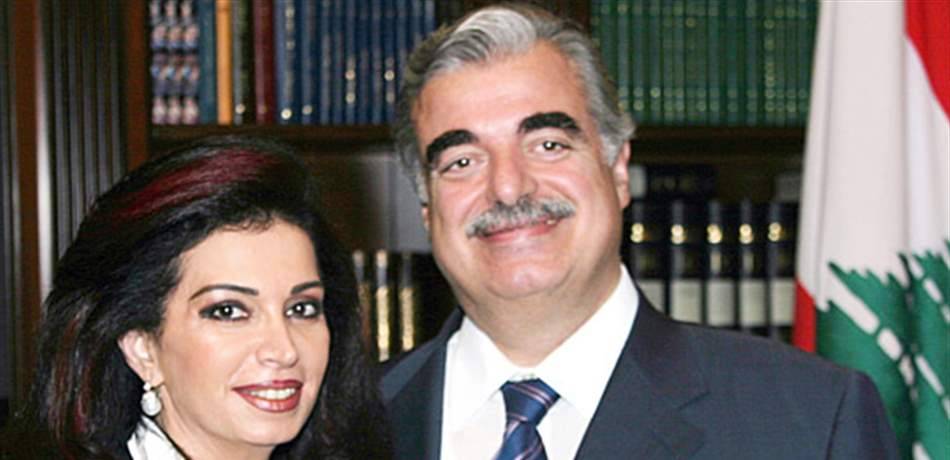صورة قديمة.. فنانة لبنانية تتوسّط الرئيس رفيق الحريري وزوجته نازك!