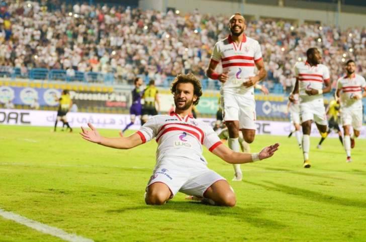 مدافع الزمالك مجددا الى صدارة ترتيب الهدافين