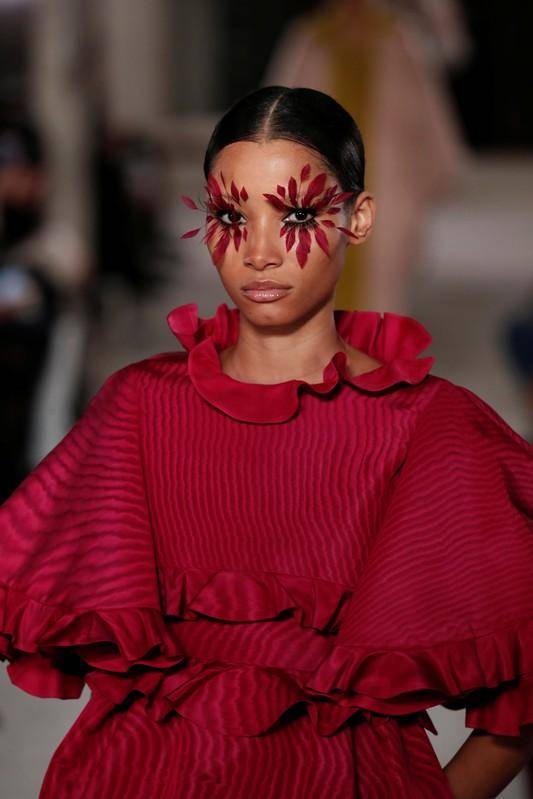 Valentino brings poetry to Paris with feast of flowers