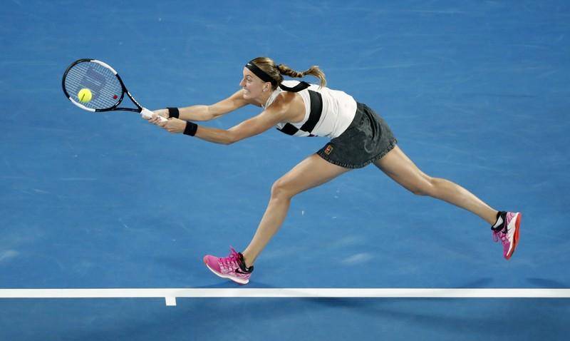 Kvitova on the brink of crowning brave comeback