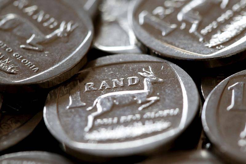 South African rand firms; Vodacom slumps on revenue slowdown