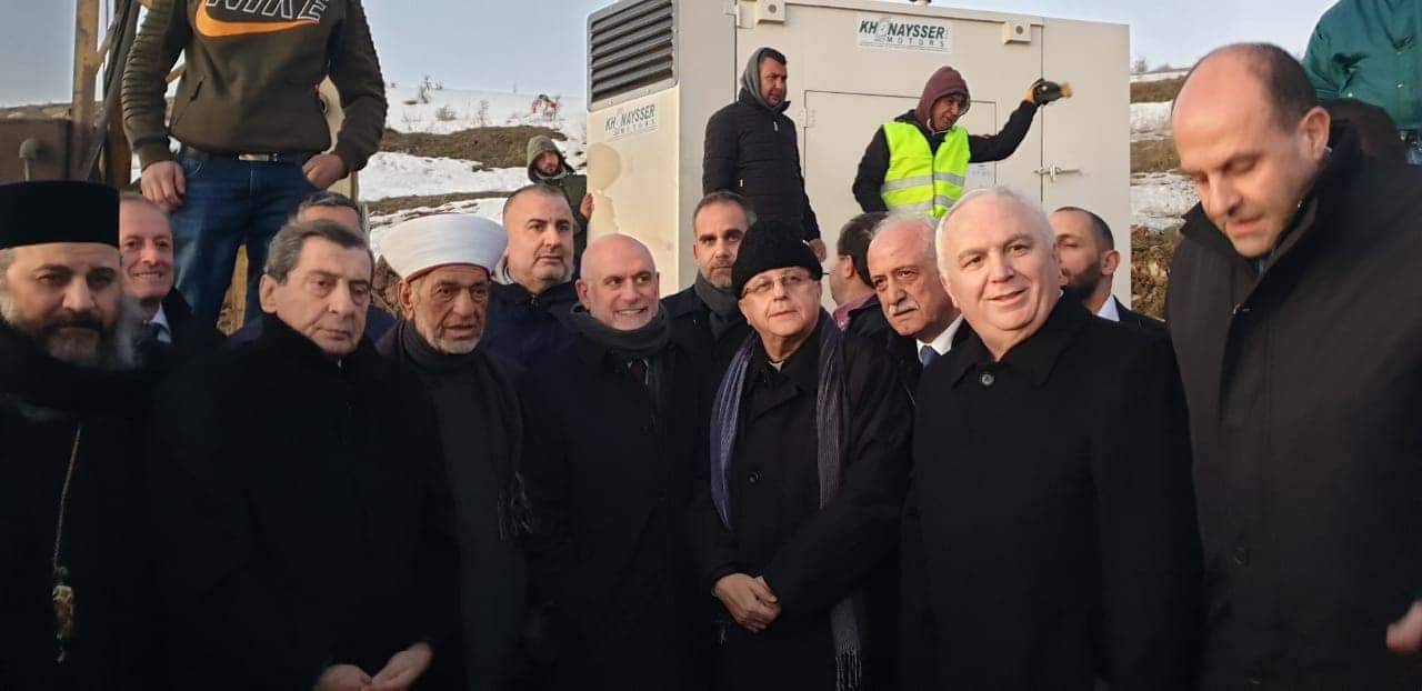 فنيانوس شكر النائب ضاهر لإضاءة طريق ضهر البيدر على نفقته