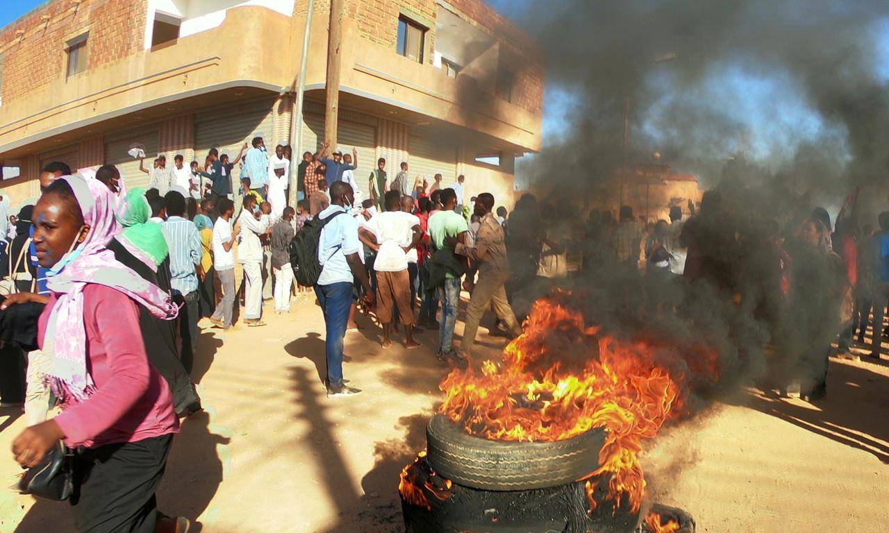 مواجهات في السودان بين الشرطة والمتظاهرين