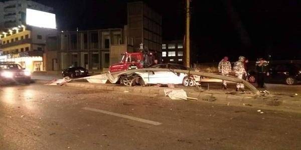 جريحان على طريق عام العباسية صور