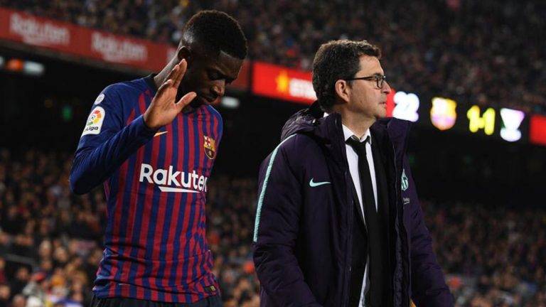 فالفيردي يفضل إبعاد ديمبلي عن مباراة برشلونة وريال مدريد