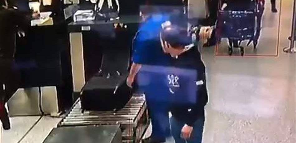 بعد إشكال المطار.. فيديو جديد يظهر لحظة تفتيش الحقيبة!
