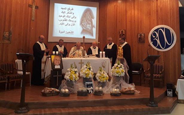 قداس في ذكرى دخول المسيح للهيكل وأربعين الأخ ايلدوفنس سركيس في دده