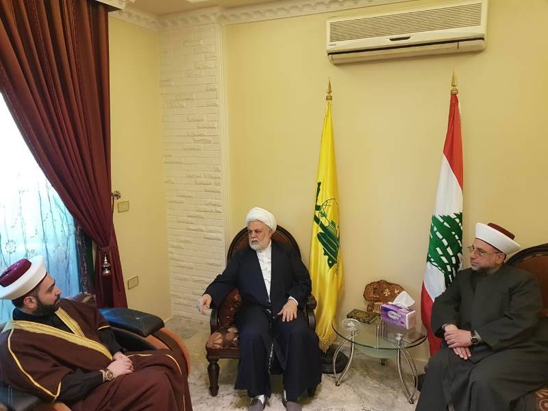 القطان والرزاق زارا المجلس السياسي لحزب الله