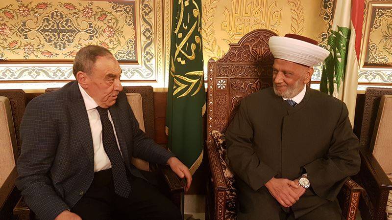البعريني تمنى على دريان انتخاب مفت لعكار