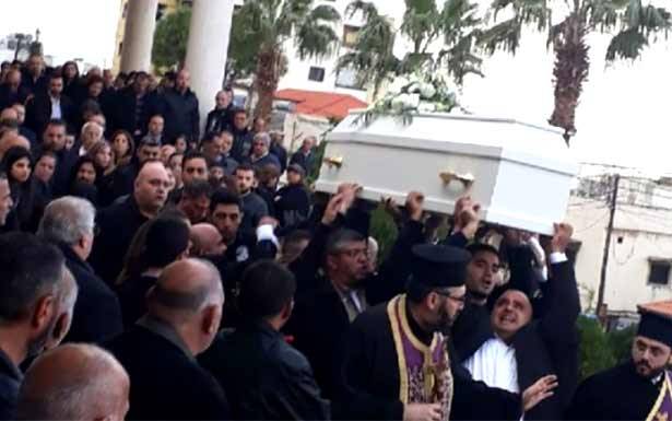 مأتم الشهيد جورج زريق تحول الى موجة غضب ضد المسؤولين