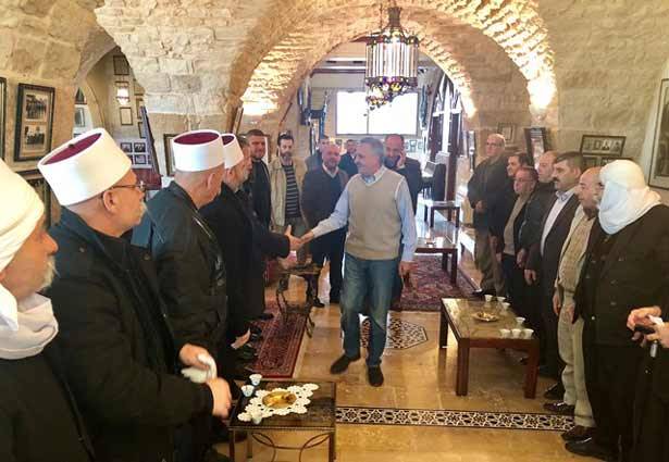 إرسلان التقى مُحافظ الجنوب ووفوداً وجال والغريب مُعزياً في عيتات وعاليه