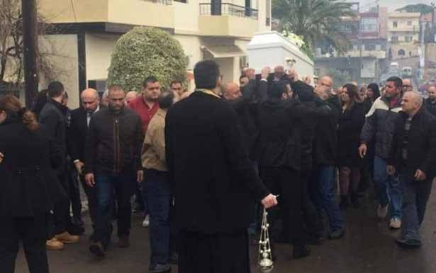 تشييع جورج زريق في راسمسقا ــ الكورة : إعتداء على الإعلاميين... والنقابة والعائلة تستنكران