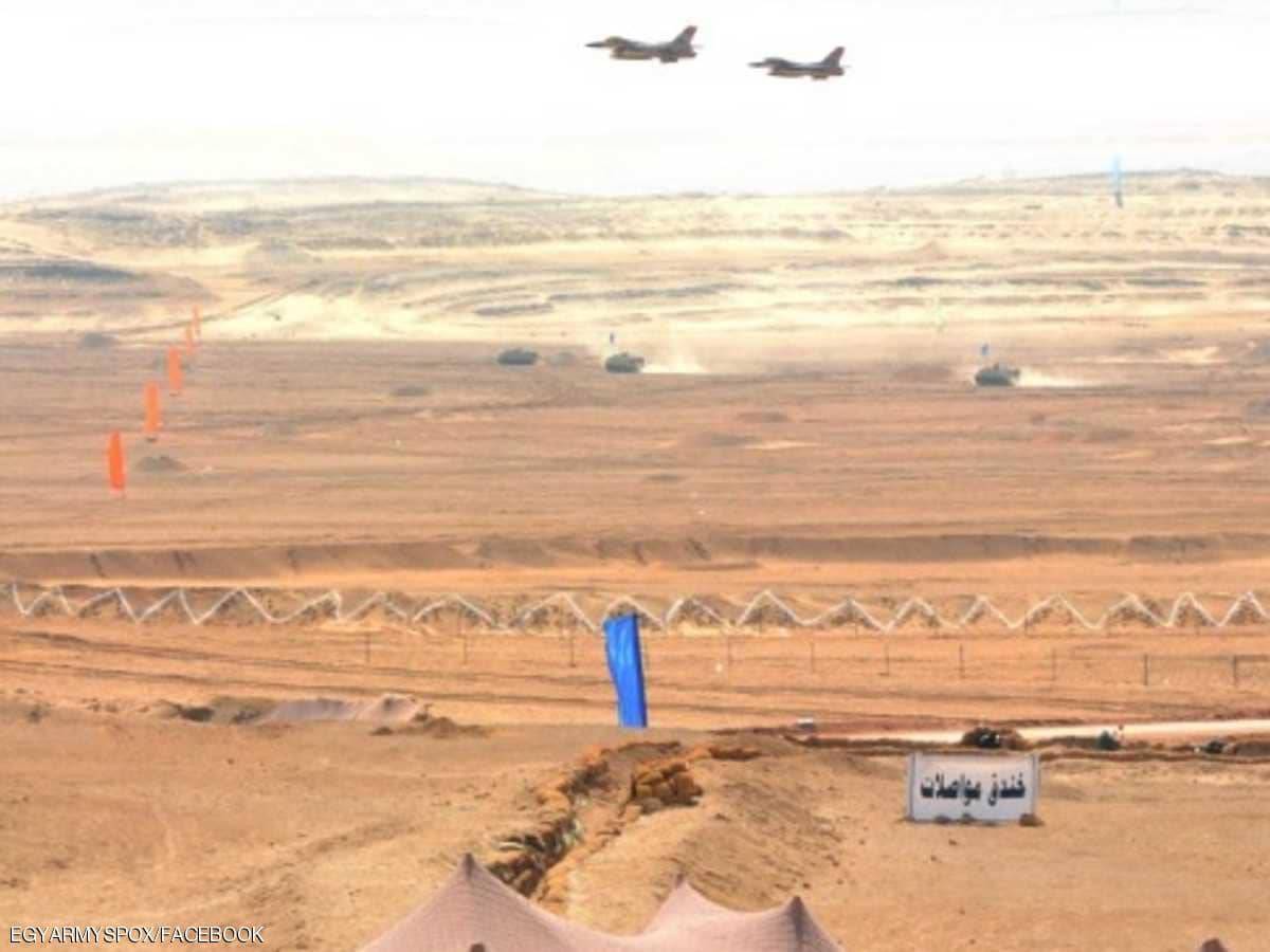 الجيش المصري ينفذ تدريب 