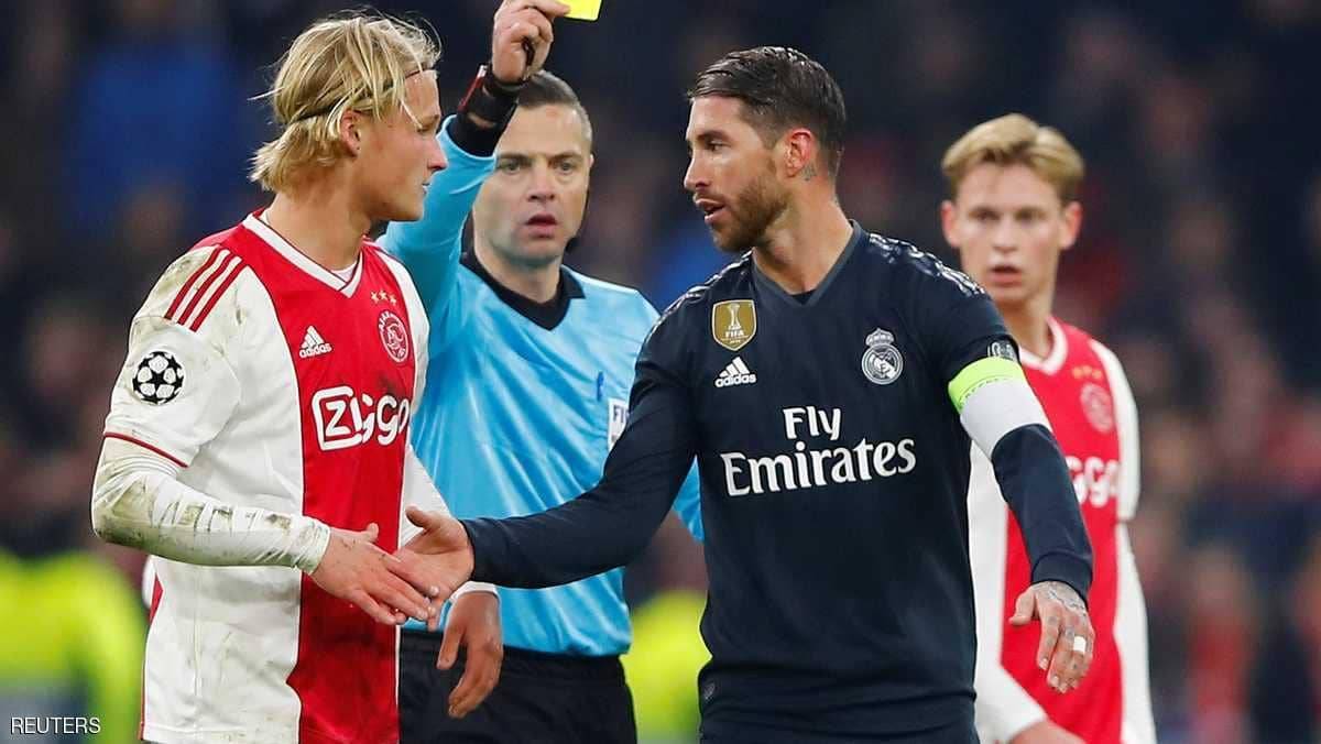 اليويفا يحقق ببطاقة راموس.. والعقوبة بانتظاره