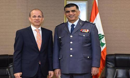 اللواء عثمان استقبل السفير الهولندي في لبنان