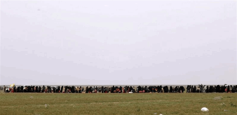 40 ألف مدني غادروا آخر معقل داعش في سوريا