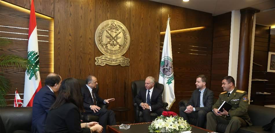 بو صعب إستقبل سفيري أرمينيا والكويت