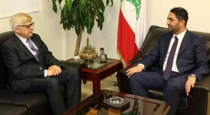 الغريب بعد لقائه السفير الروسي: رؤيتنا تتطابق والمقاربة الروسية
