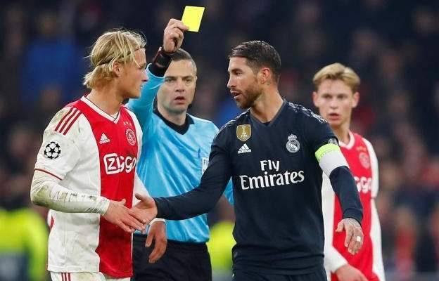 رسميا ايقاف راموس مباراتين في دوري الابطال