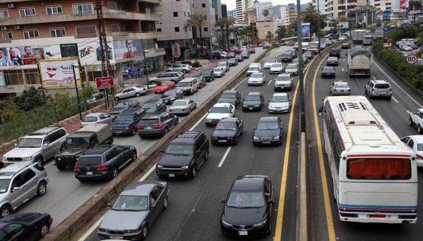 السير شبه متوقف من زوق مكايل باتجاه جونية