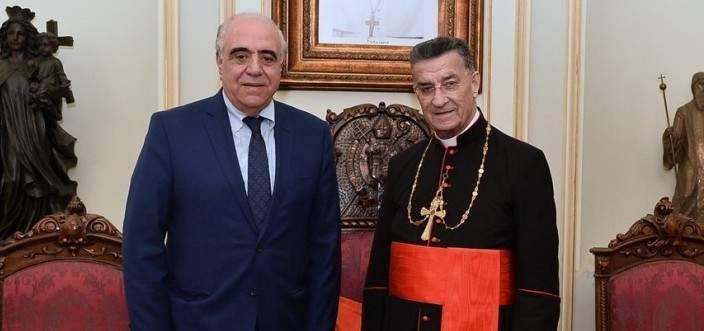 الراعي عرض لوضع الصحافة مع القصيفي والتقى لحود ووفدا من جمعية تجار جونية