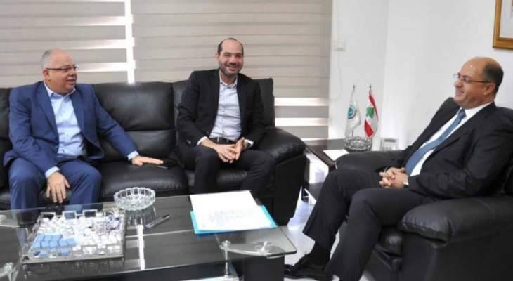 وزير الزراعة استقبل وزير الدولة لشؤون التجارة الخارجية