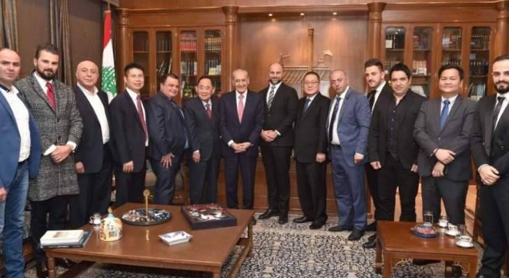 بري التقى رئيس مجلس النواب الفيليبيني السابق وابرق الى السيسي معزيا