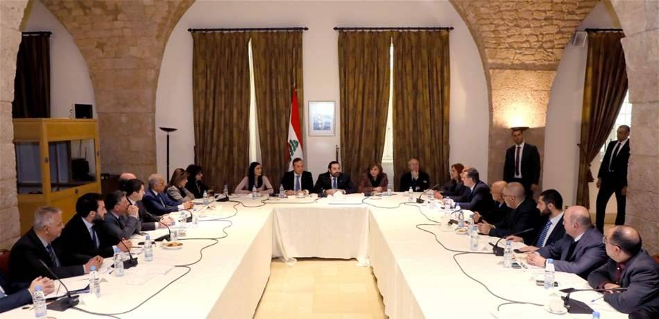 الحريري ترأس اجتماعا للجنة الوزارية الاقتصادية