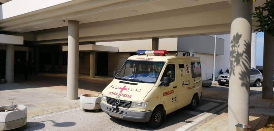 جريح سوري سقوطا في ورشة عمل في جورة الترمس الكسروانية