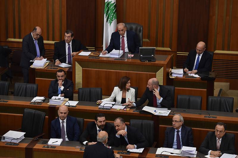 الجلسة التشريعية المسائية ناقشت اقتراح قانون الاجازة للحكومة الاقتراض بالعملات الاجنبية